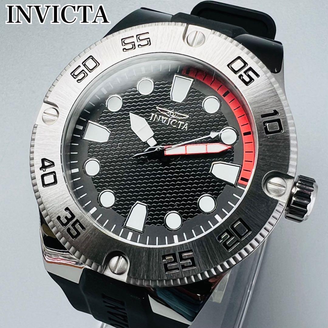 インビクタ INVICTA 腕時計 新品 プロダイバー メンズ 電池式 ブラック