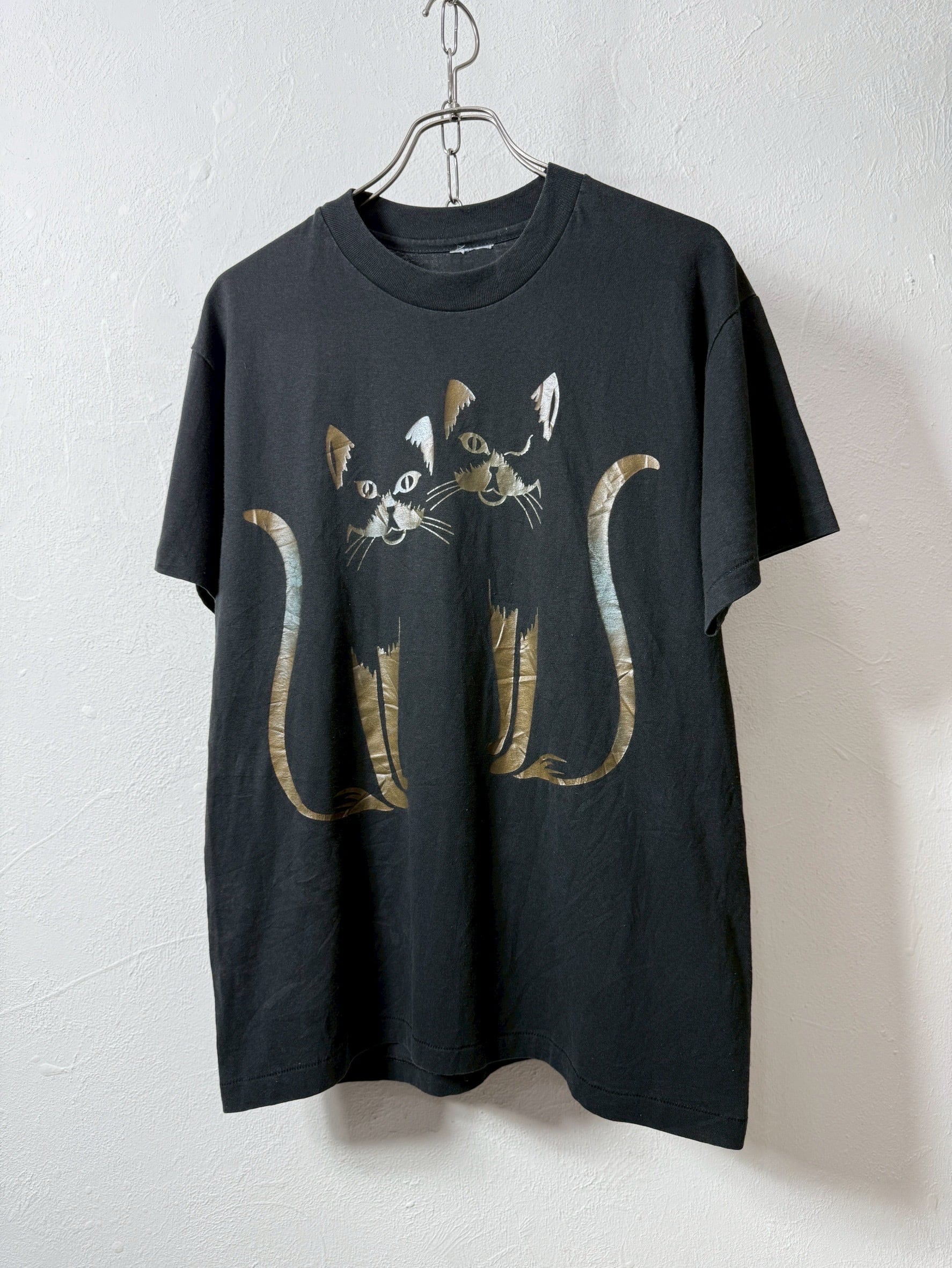 80~90’s USA “cats motif” T-shirt