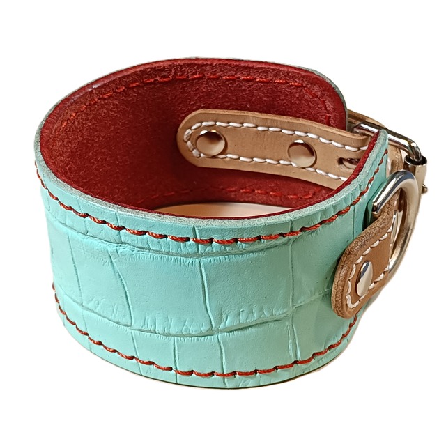 "クロコダイル"　Tiffany Blue（М 30㎝）