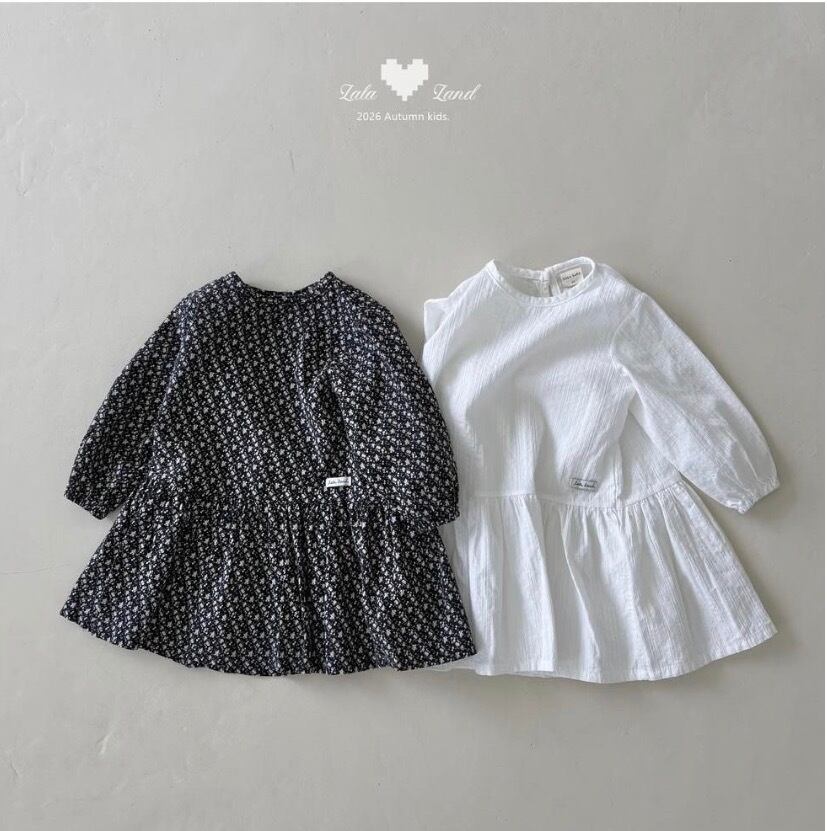 〚予約〛Blooming long blouse <kids>