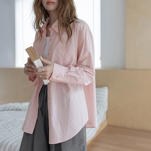 oversized cotton shirt