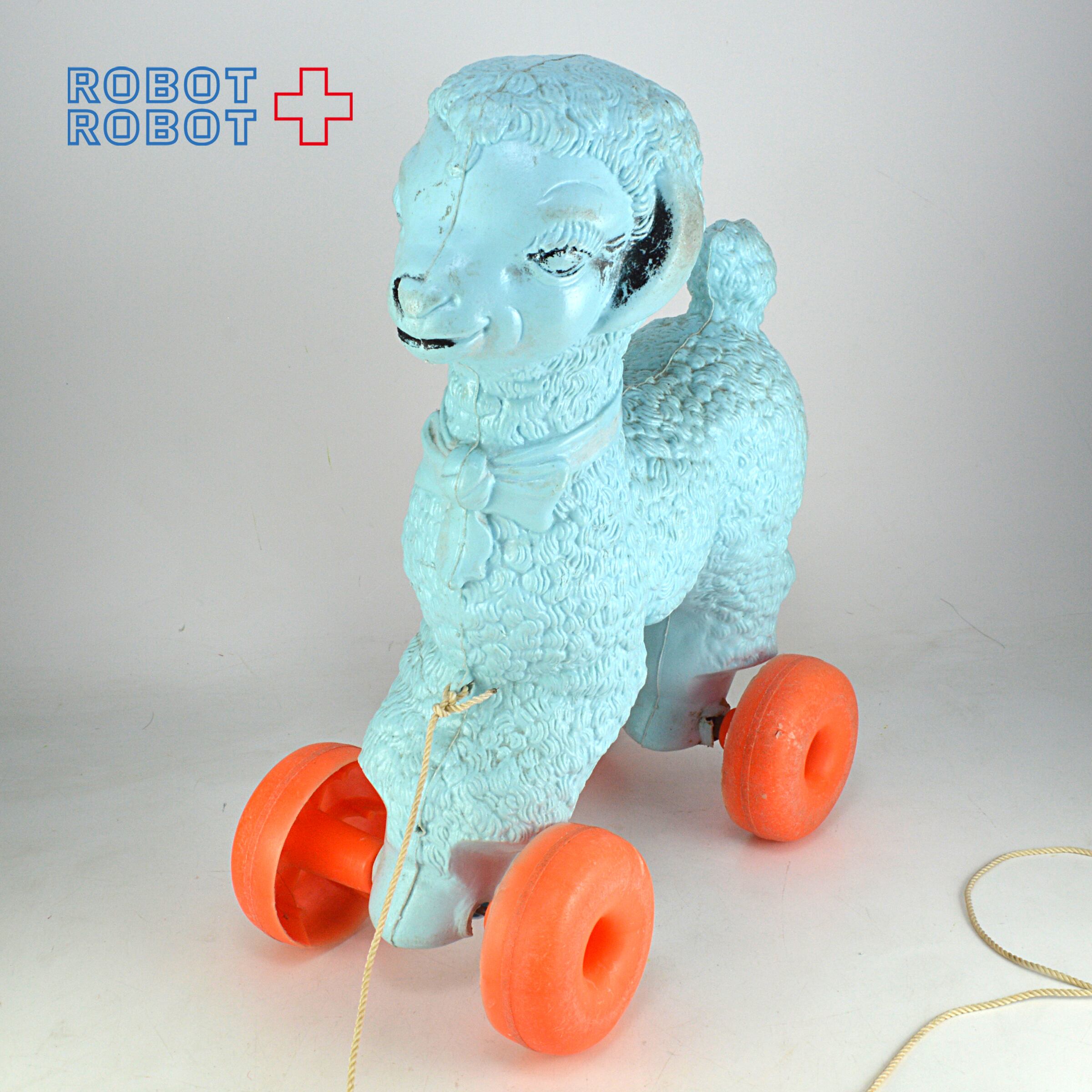ひつじ 水色 ポリ プルトイ | ROBOTROBOT