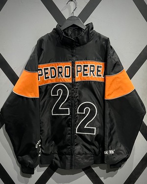 【X VINTAGE】Special Graphic Loose Nylon Padded Jacket