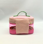 バニティポーチ　もも　ピーチ｜とりさん工房ーかわいいハンドメイドポーチ