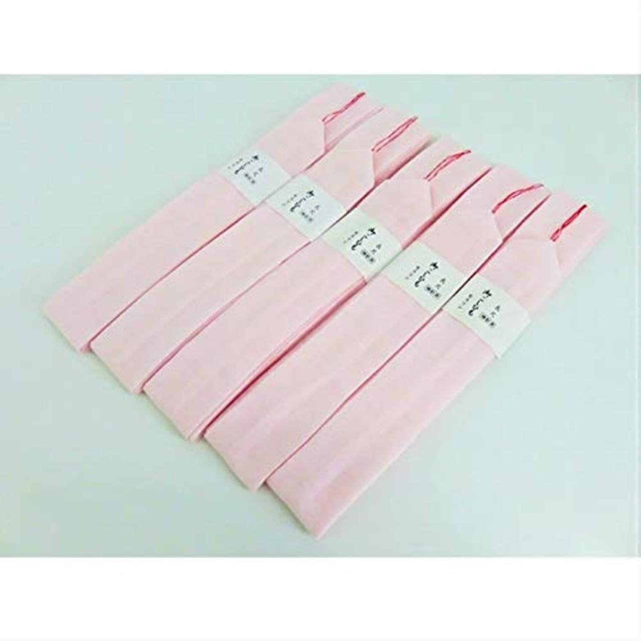 [エーエヌエス] 長尺 こしひも 5本 腰紐 腰ひも ピンク モスリン 着付け小物 きつけ小物 着物小物 浴衣小物 和装小物