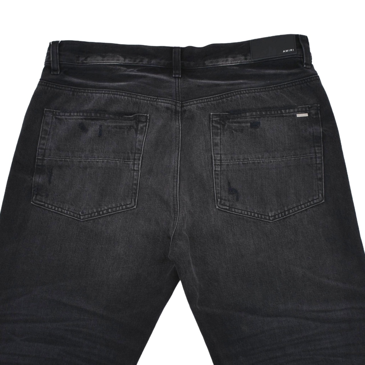 【AMIRI】LEATHER STRAIGHT MX1 JEAN - 4