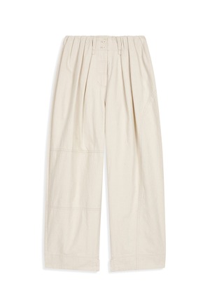 [OPEN YY] FULL GATHER PANTS, YELLOW 正規品 韓国ブランド 韓国通販 韓国代行 韓国ファッション オープン ワイワイ 日本 店舗