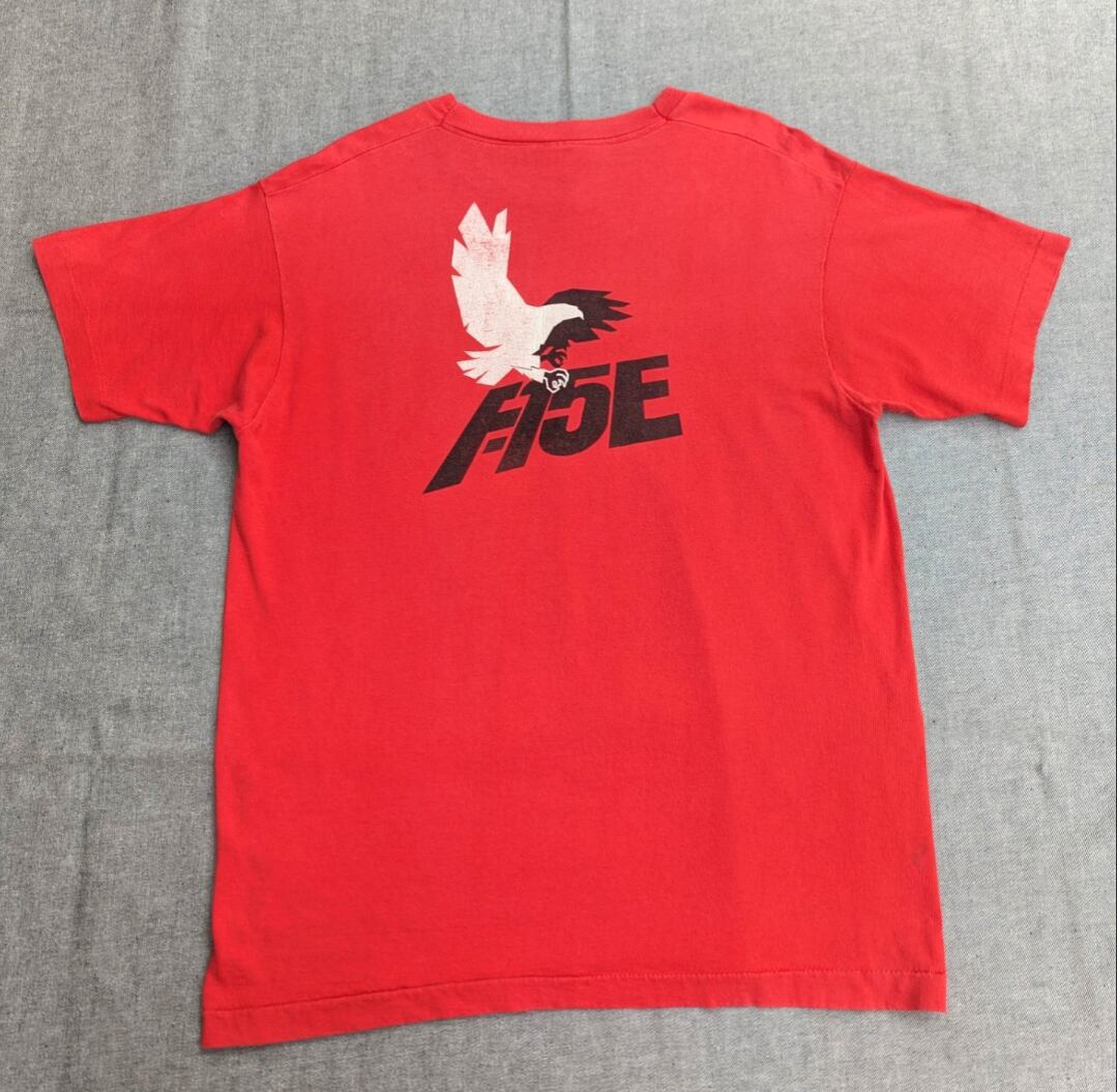 90s f-15e fighter bomber print tee 小岩店