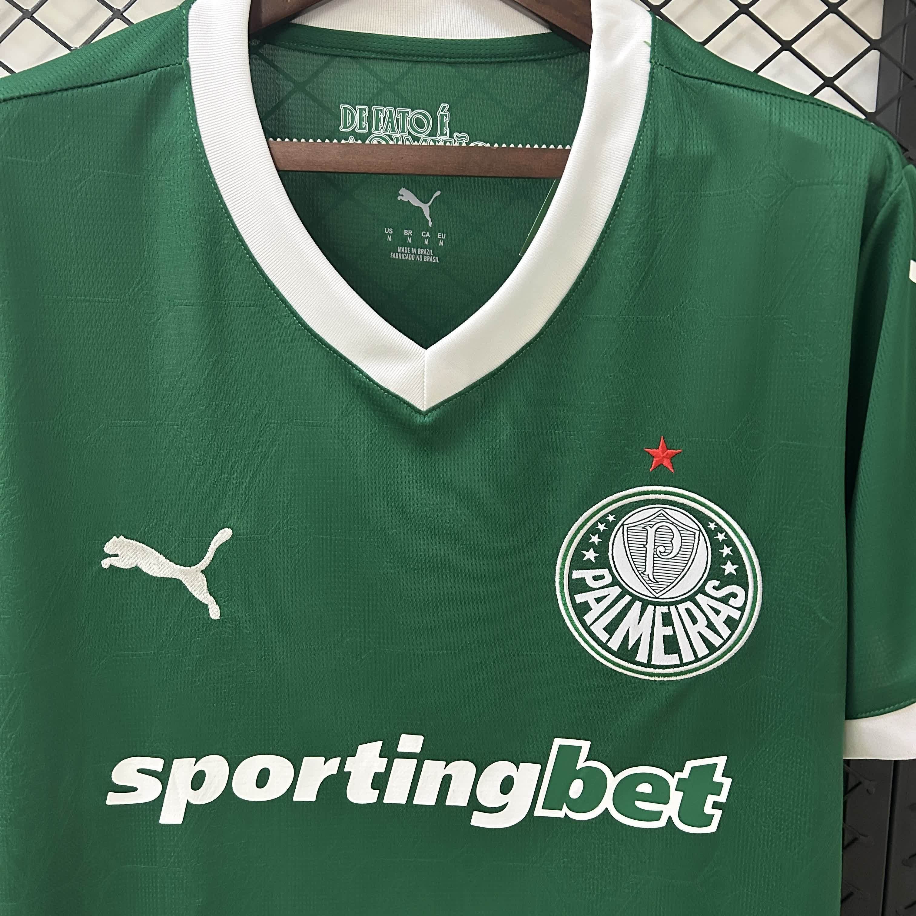 25-26 Palmeiras home Jersey パルメイラス 25-26 ホーム 半袖