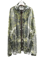 【24SS】NONTOKYO ノントーキョー / PRINT MESH ZIP-UP PARKA (FOREST)