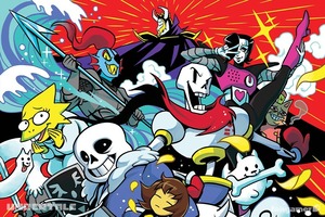 「UNDERTALE」 5周年記念ポスター by Fangamer