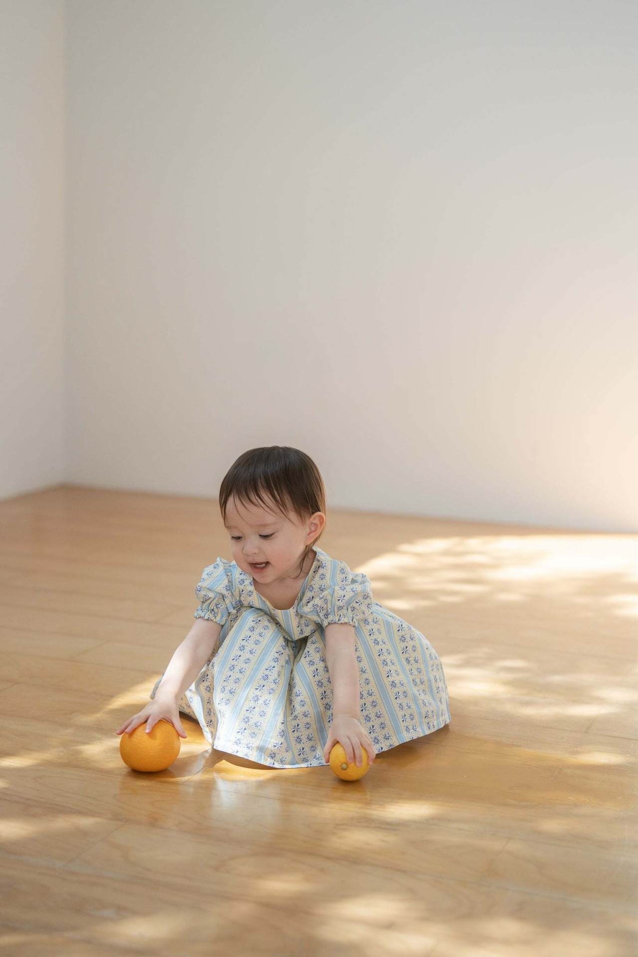 【即納】Tiny Tiny Doors / Short Sleeve Dress - Tsubame Stripe