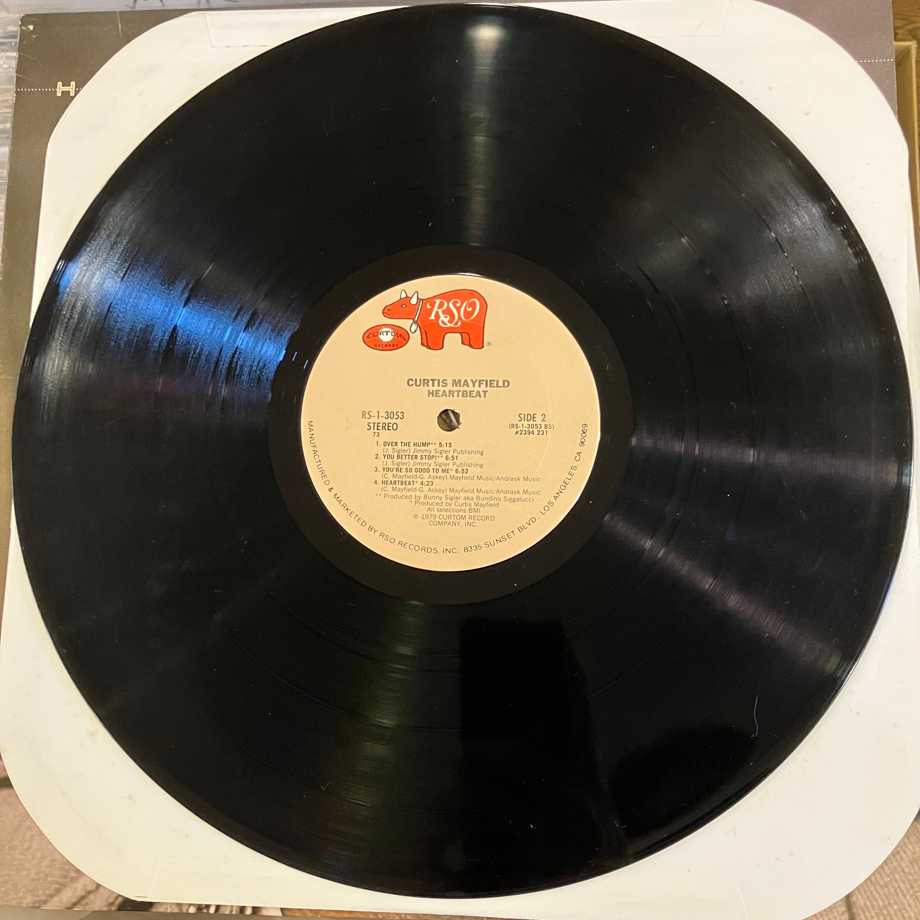 used LP】Curtis Mayfield - Heartbeat | 北村電機レコード