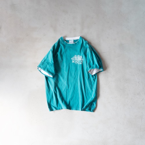"TALL SHIP BOSTON" vintage Souvenir T-shirt
