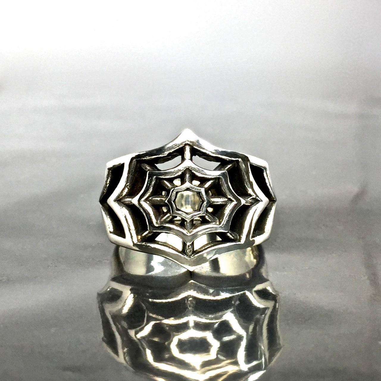 SPIDER WEB RING [LARGE] / スパイダーウェブリング・ラージ