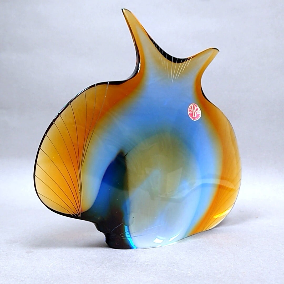 Steuben/スチューベン クリスタルガラス リンゴ アップル オブジェ