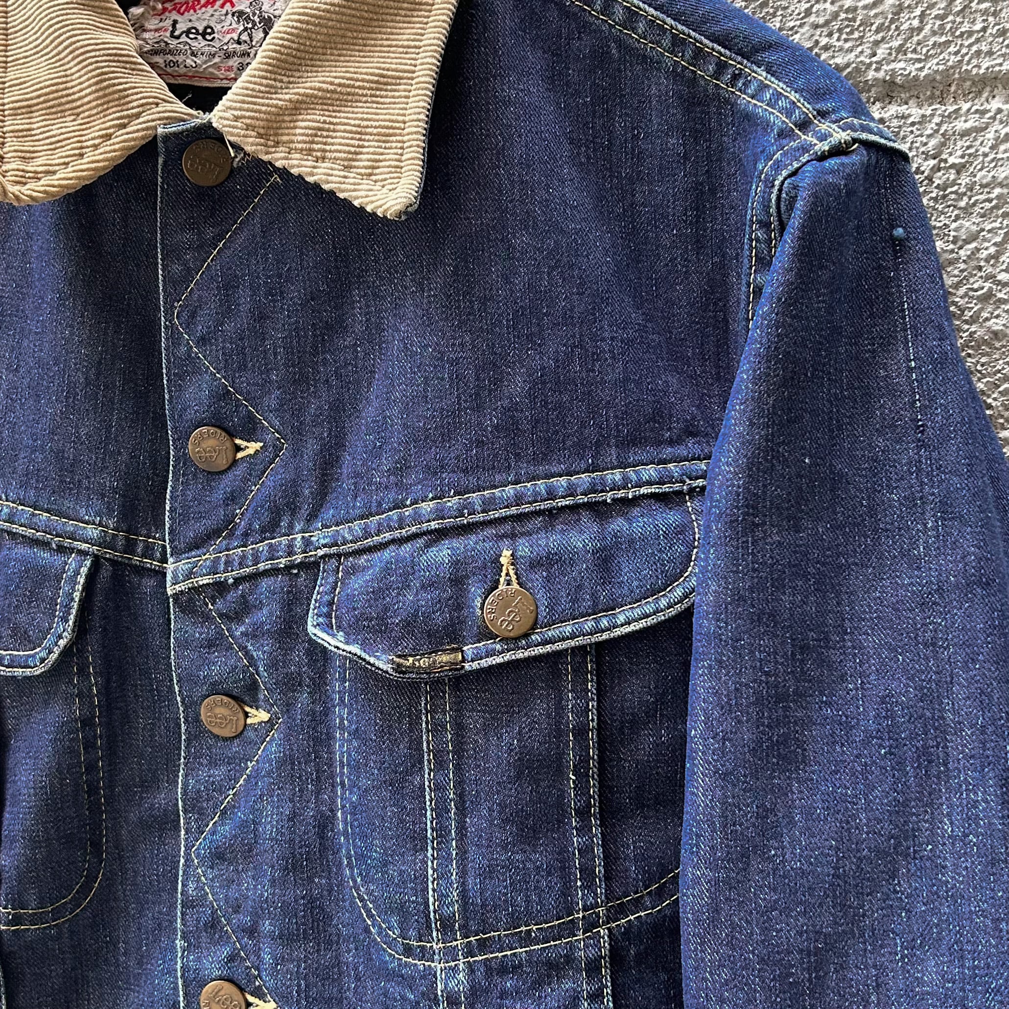 60's Lee 101LJ STORM RIDER Denim Jacket 38 / リー ストームライダー デニムジャケット ブランケット  Gジャン 古着 ヴィンテージ