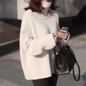 タートルネック　オーバーニット　AJ11009-9657