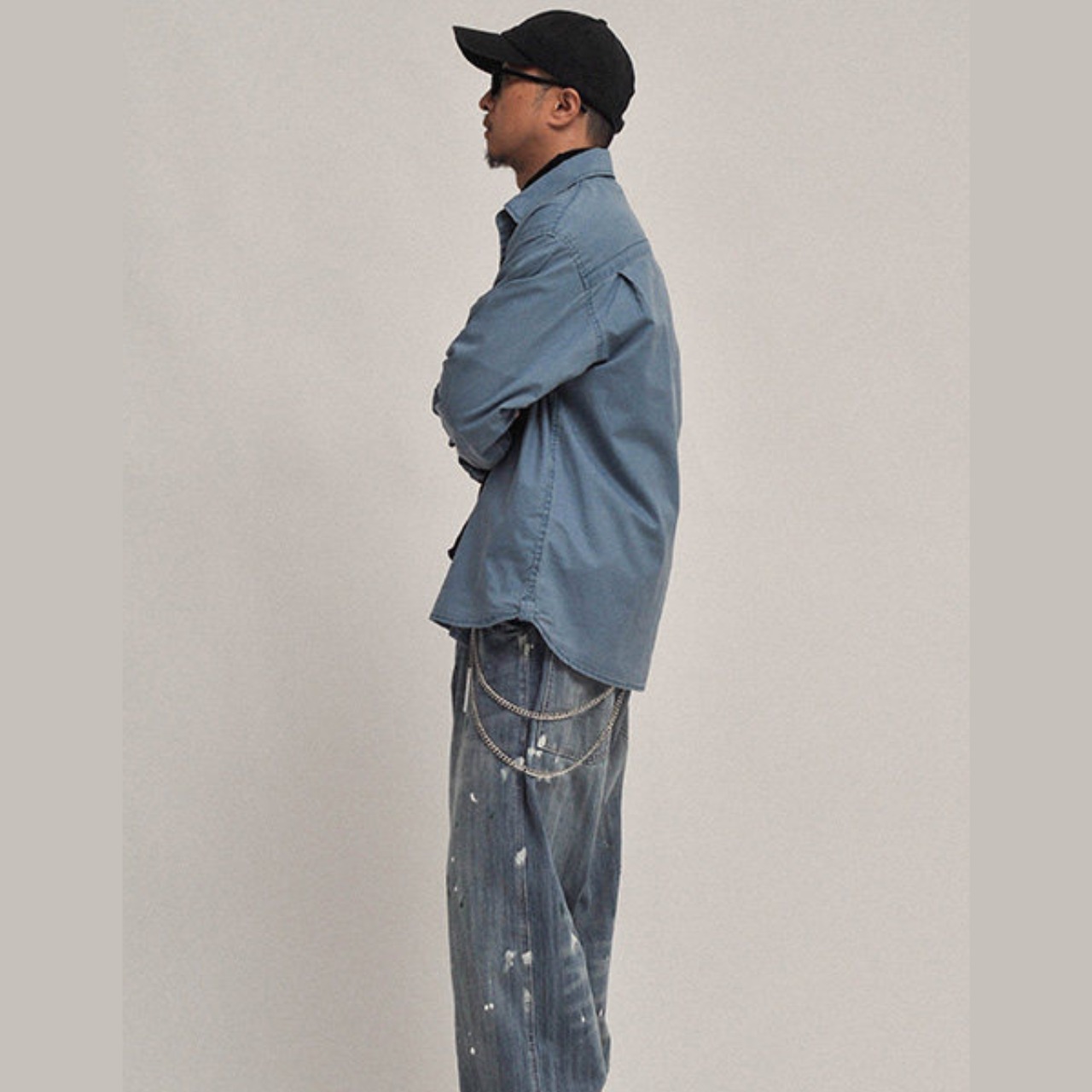 フェードウォッシュ ミニマルシャツ A2162 - 14