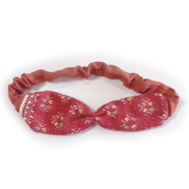 グアテマラ手織り hairband red-1