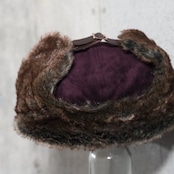 【gifthatオリジナル】SUEDE BOMBER CAP-PC