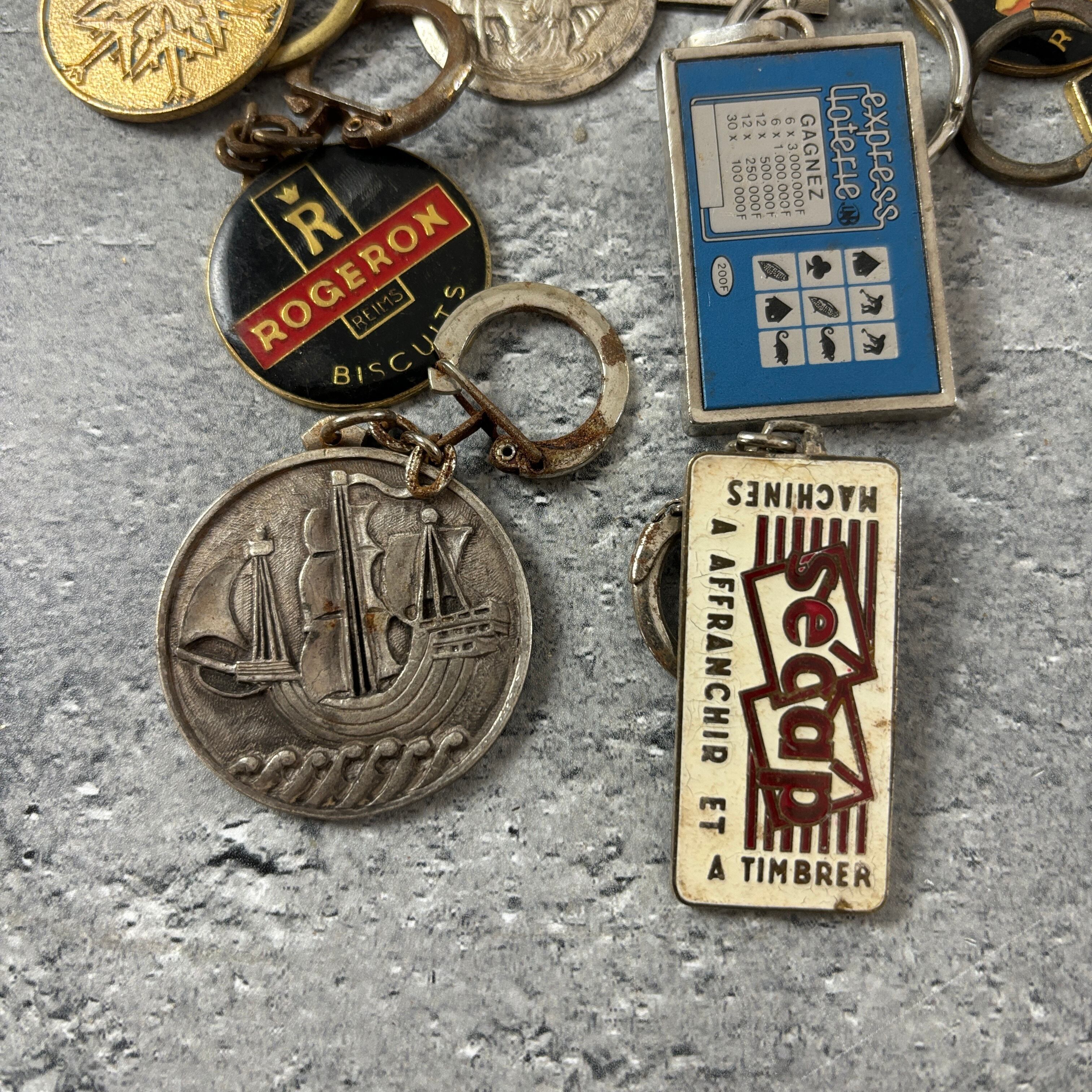 メタル多め フレンチキーホルダー 100個セット フランス まとめ売り