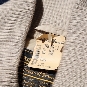 Deadstock L ベージュ Eddie Bauer Downlight Vest エディーバウアー グース ダウンライトベスト