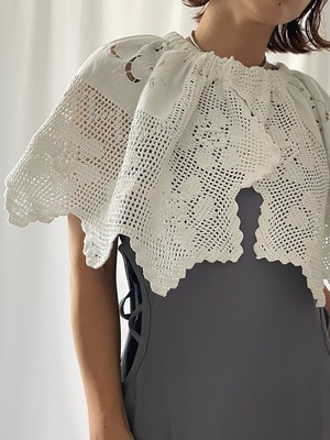 Remake vintage crochet lace tops