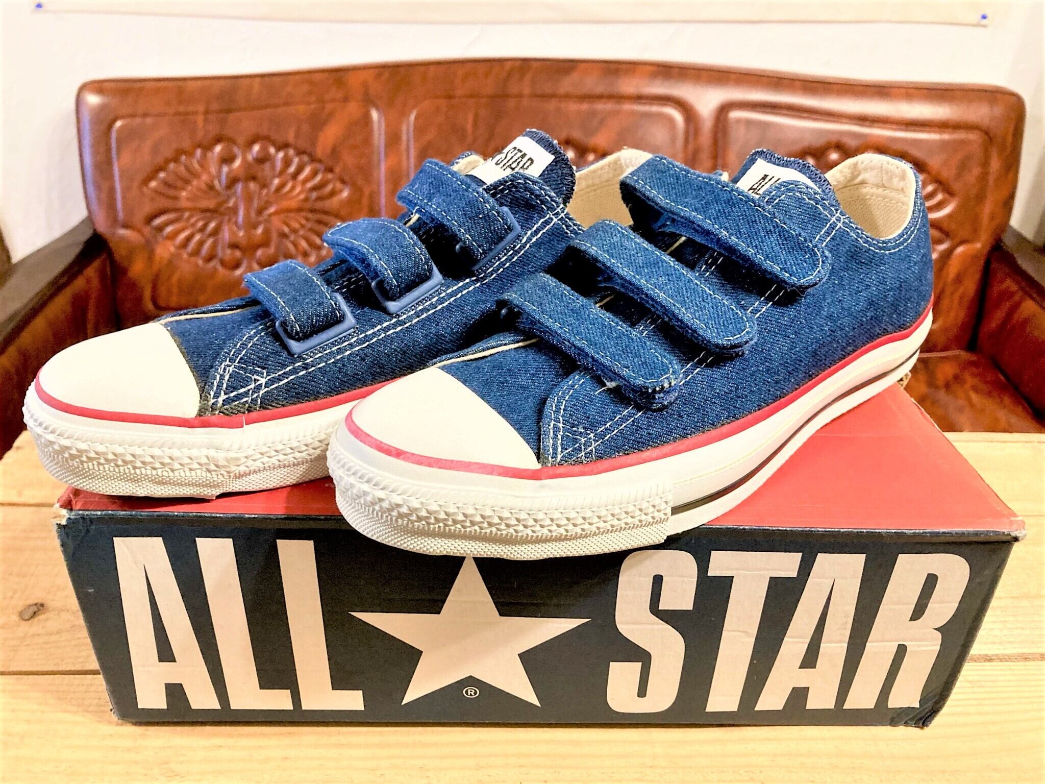 converse（コンバース） ALL STAR V-3 （オールスター）デニム ベルクロ 7 1/2 26cm 90s 208 | freestars