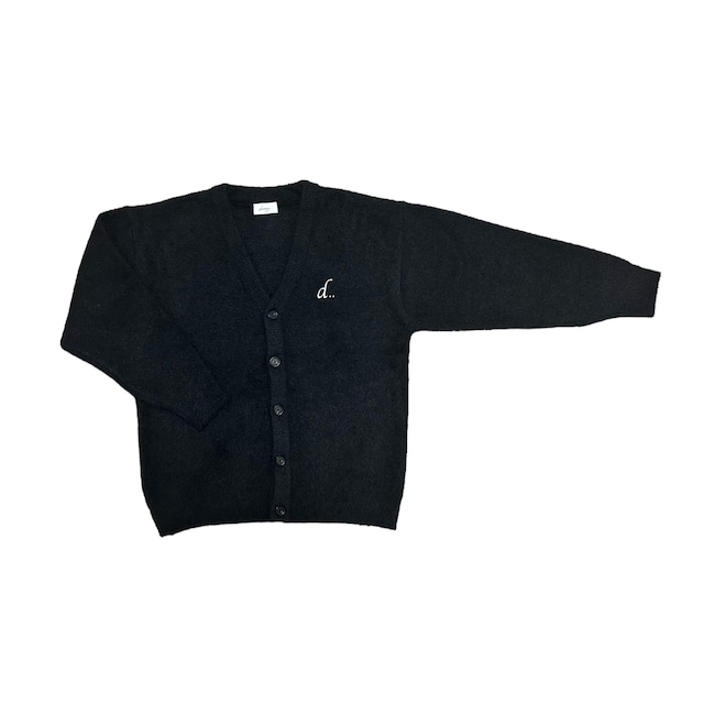 drowsy..d..LOGO CARDIGAN / 23AW / BK