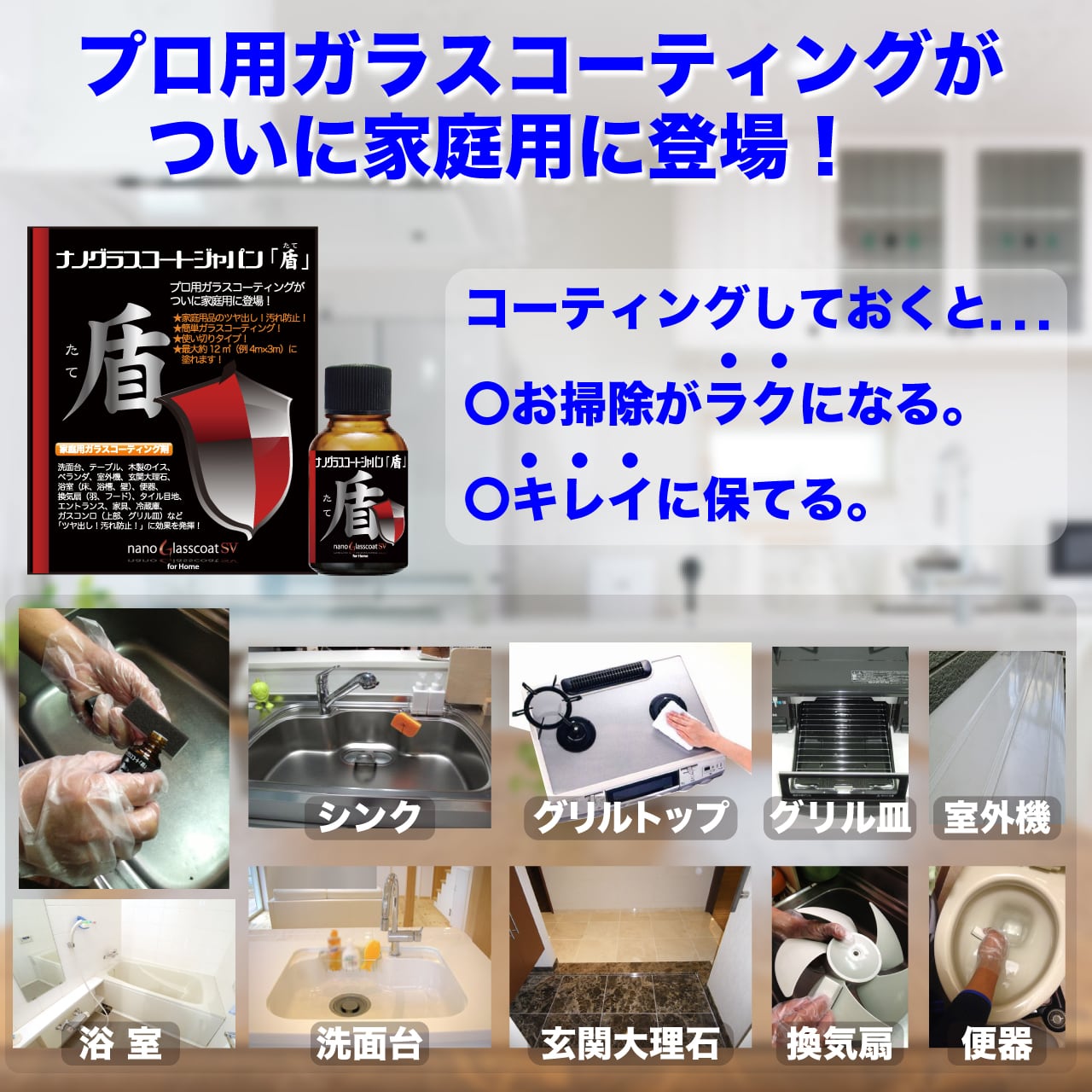 【ラスト1個】ナノグラスコートジャパン　「盾」 ナノグラスコートジャパン「盾」 | ナノグラスコートジャパン