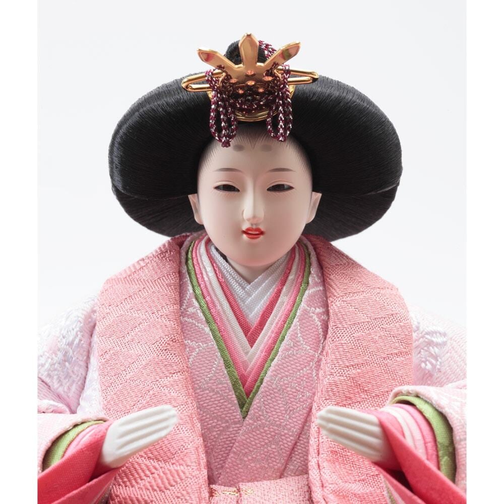 雛人形 三段飾り | 久月 | 収納三段 親王官女飾り 銘木シリーズ 檜