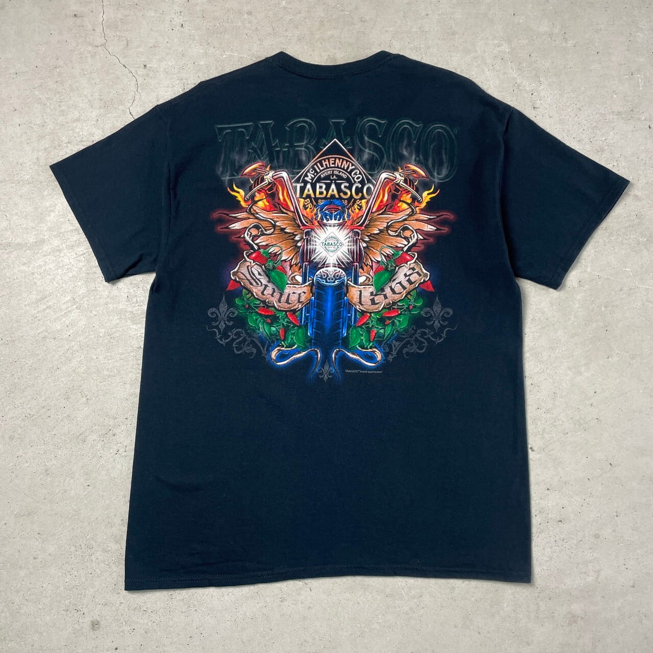ユ*タ様 一点物 90s Tabasco タバスコ T シャツ フェード USA USA製