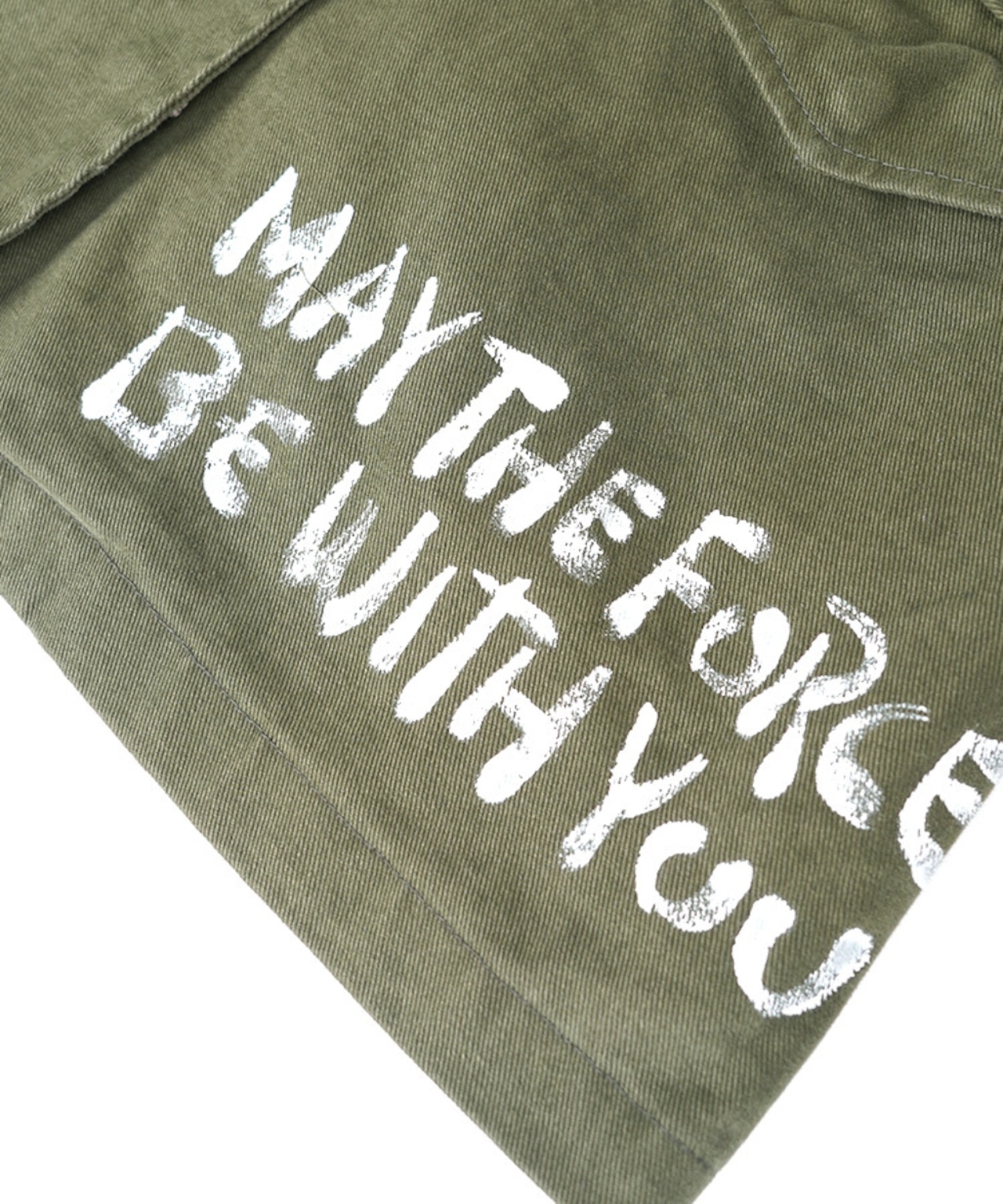 COOLA MADE パッチ&ペイントミリタリージャケット (KHAKI×BLACK) CQ-47052