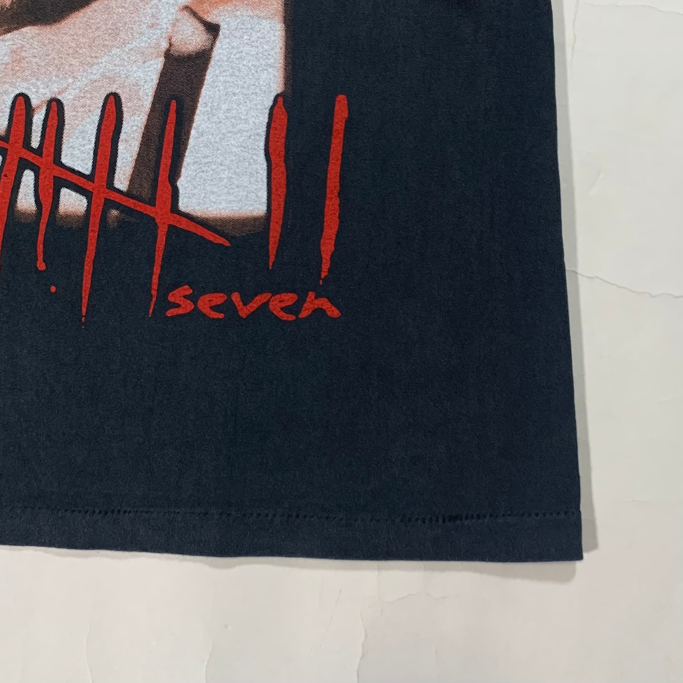 12457 セブン 映画 ブラッド・ピット プリントTシャツ 両面 L | San