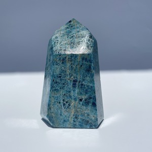 ブルーアパタイト タワー型19◇Blue apatite ◇ 天然石・鉱物・パワーストーン