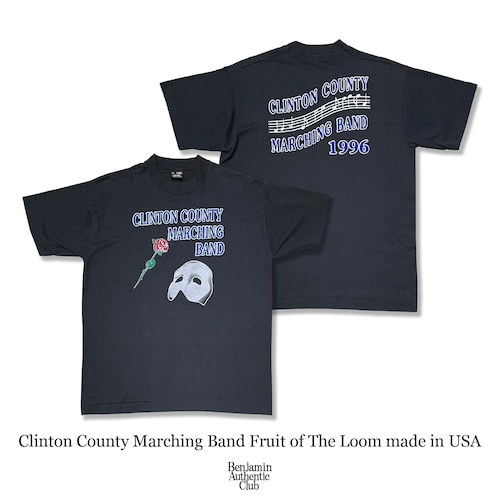 Clinton County Marching Band 1996 Fruit of The Loom BEST made in USA Clinton County Marching Band 1996 Fruit of The Loom BEST made in USA