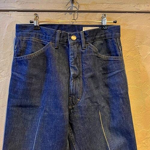 LEMAIRE ルメール センタープリーツデニム 19AW サイズ44 インディゴ ...
