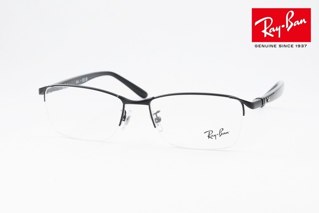 Ray-Ban メガネ RX6501D 2503 スクエア ナイロール ハーフリム RB6501D レイバン 正規品