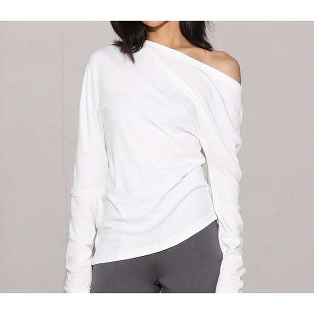 Asymmetric One Shoulder Tops 124427