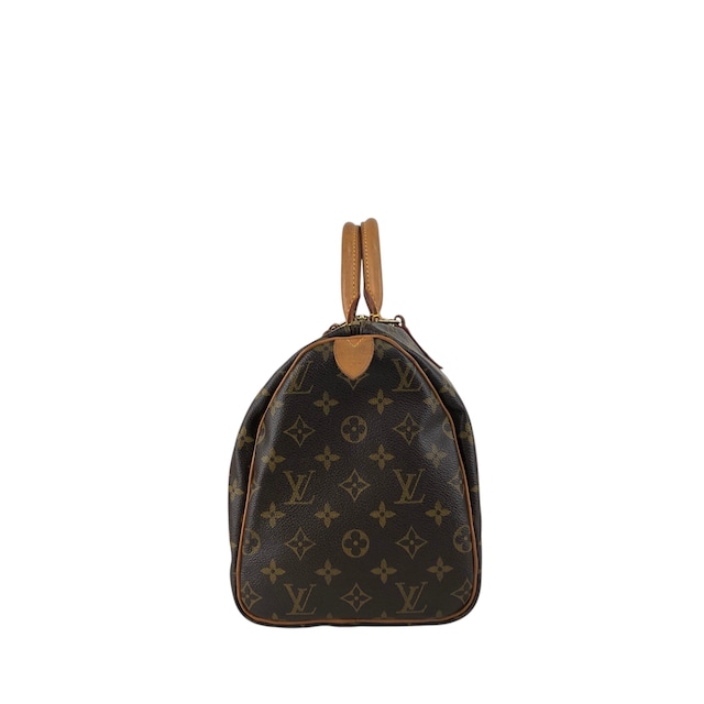 LOUIS VUITTON ルイヴィトン モノグラム ハンドバッグ ブラウン PVC レザー スピーディ30 M41108 ボストン vintage ヴィンテージ オールド 5ah28h