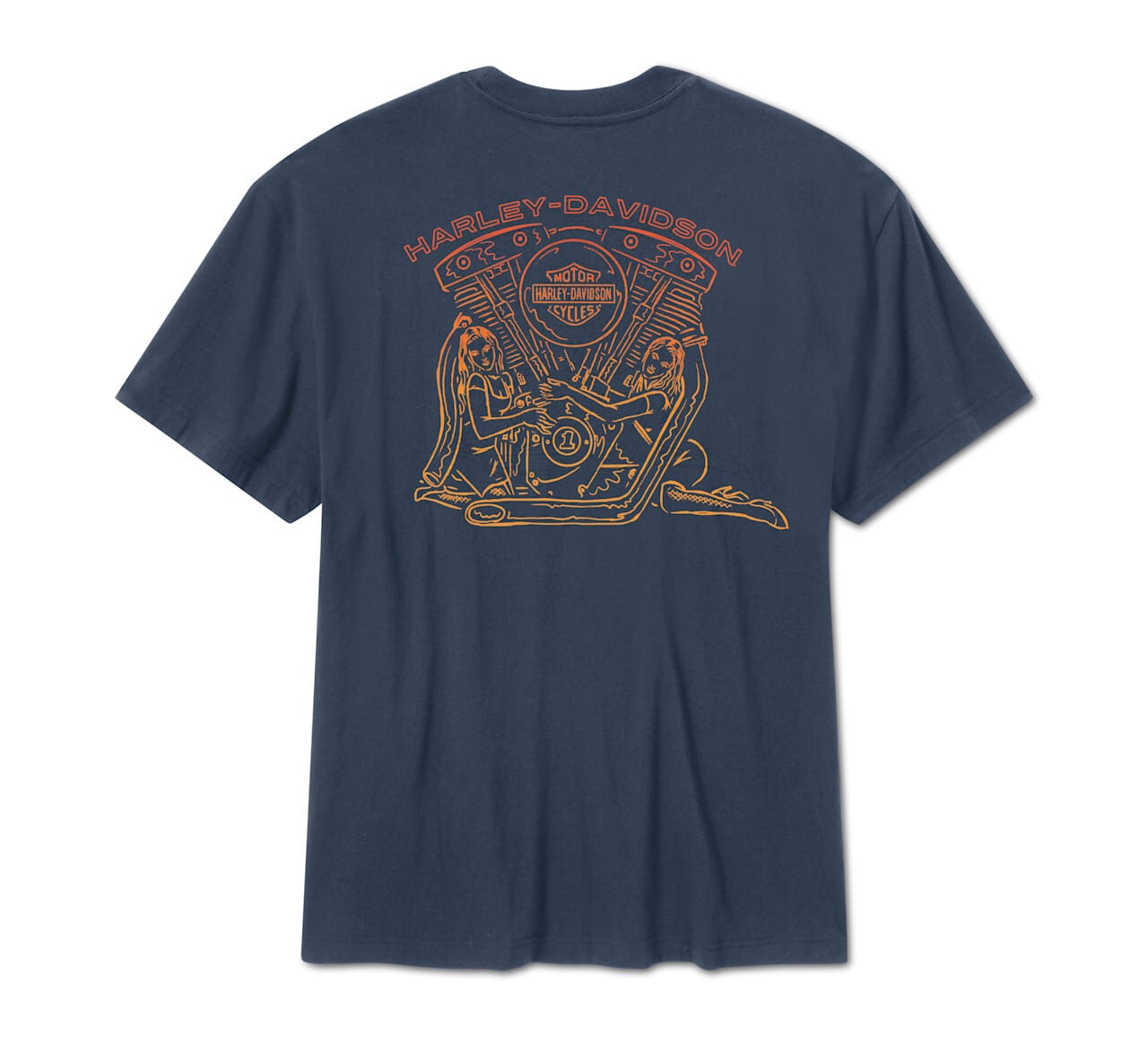 メンズ H-D®エンジンツインズTシャツ | ハーレーダビッドソン福岡