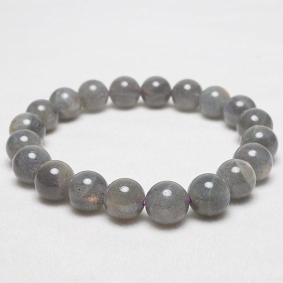 ピンク ラブラドライト ブレスレット 9mm 一点物 メール便送料無料 [M便 1/10] 111-25147