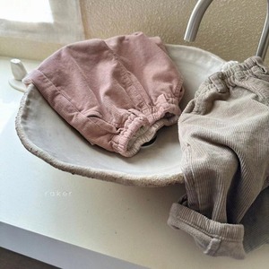 【冬作】ポケット付きボア付きコーデュロイパンツ
