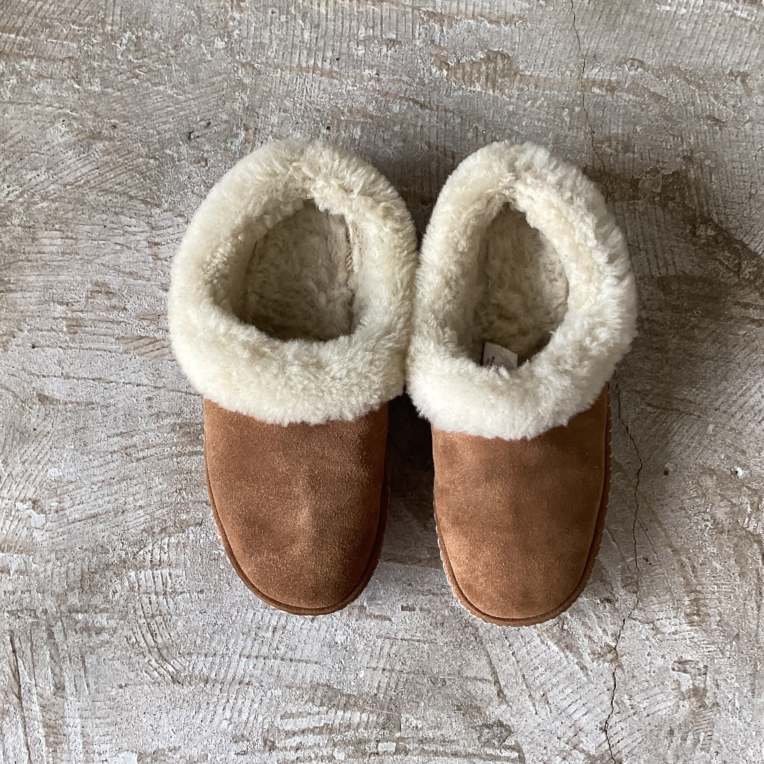 shearling sandals