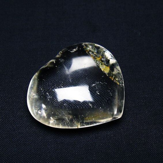 水晶 ハート置物 一点物 145-1560