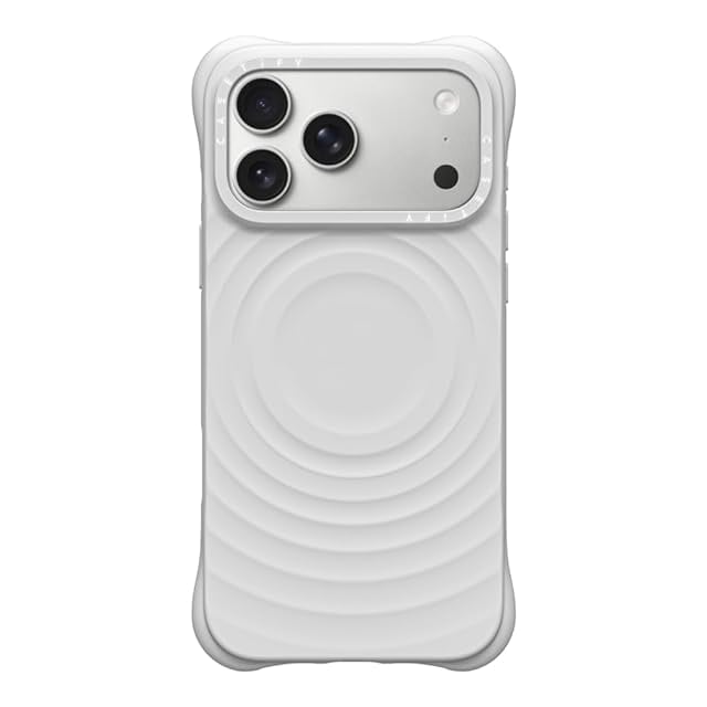 スマートフォン・携帯電話 CASETiFY ホワイト波形デザインケース