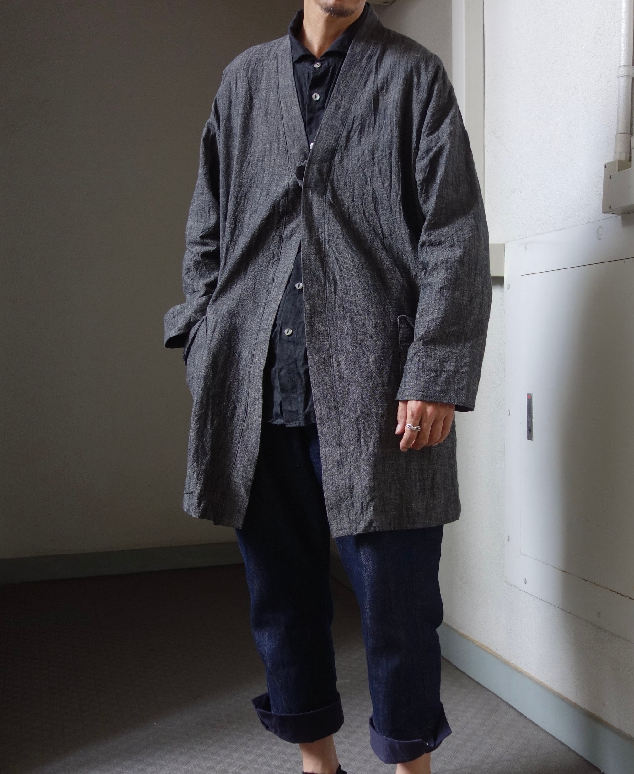 classic cottonwool montparnasse coat | ATELIER GARDENIA