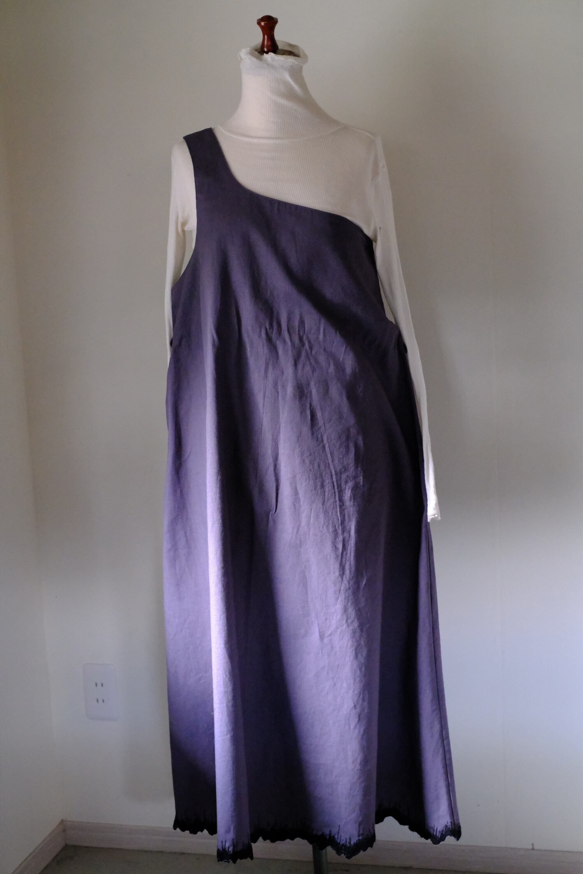 ワンショルダーワンピース cl-169