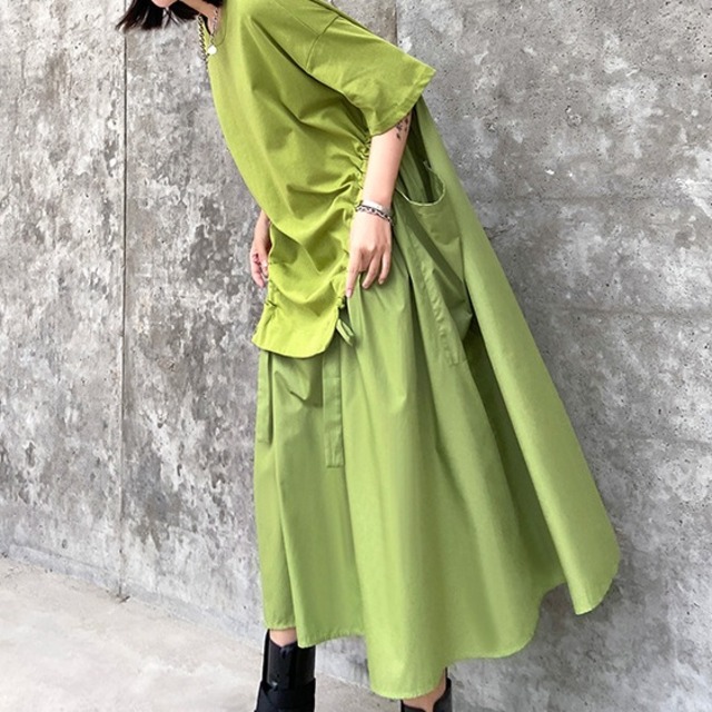 casual retro loose dress　　　2-502